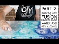 Tye Dye Watercolour Furniture Painting Technique