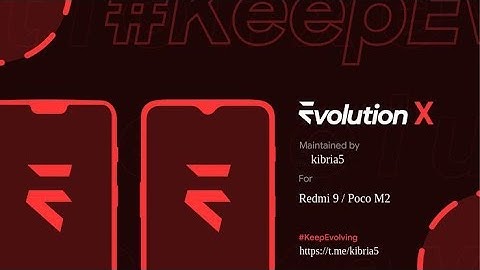 Review Update Custom ROM Evolution X 7.1 Eve | Android 13 Tiramisu | Redmi 9 | Poco M2 | Lava