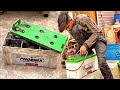 Amazing restoration technique of an old dead lead acid battery  amazing skills 