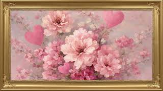 Soft Pink Flowers in Still Light | 2 Hours No Music | TV Art Screensaver 4K screenshot 3