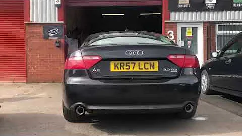 Audi A5 Dual Exit Back Box Delete