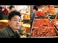 Probando Comida Callejera en el Mercado Gwangjang | Pizza Coreana🍕