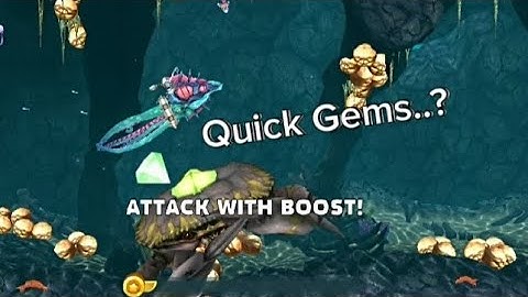 How to farm Gems (Giant Crab) | Hungry Shark Evolution