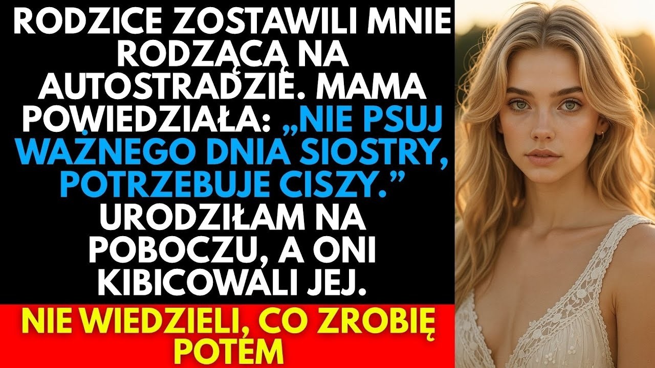 Rodzice Zostawili Mnie w Bólu na Autostradzie, Bo Siostra Chciała Ciszy… Sprawiłam, Że Błagali