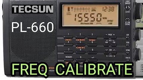 Tecsun PL-660 Frequency Calibration Procedure