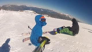 SNOWBOARDING LES 2 ALPES 2013 summer [Go Pro HD]