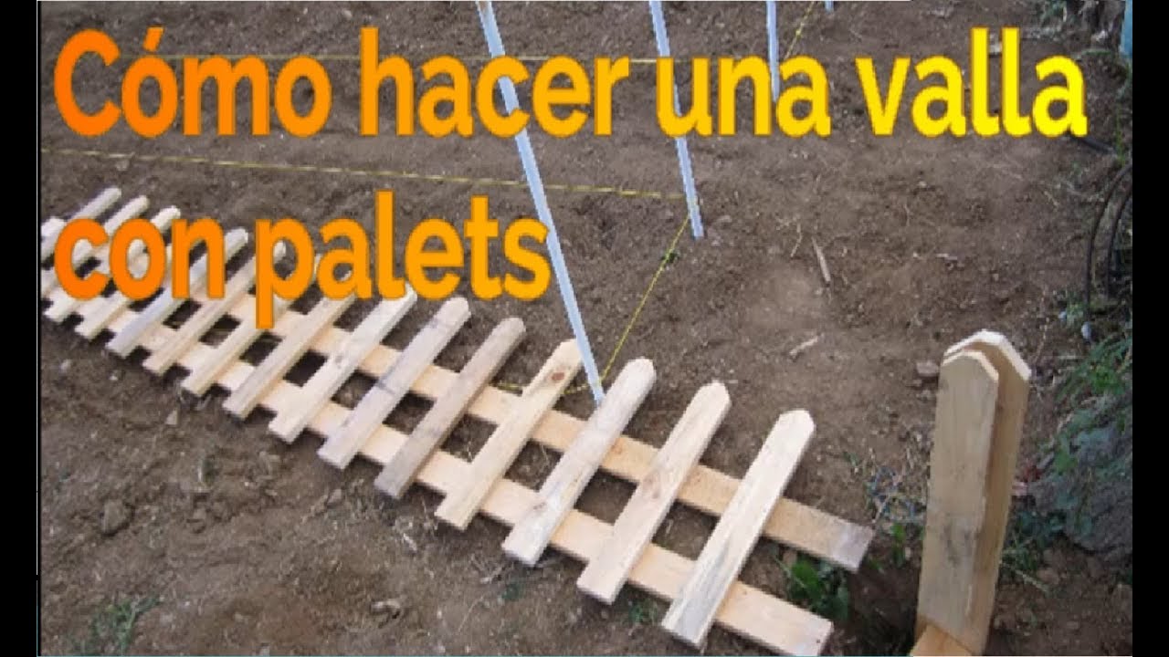 Cómo hacer valla de madera, disfrutando las herramientas.1/2 - YouTube