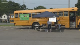 Select Tops Markets Held Meal On The Bus Food Drive
