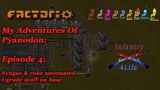 My adventures of Pyanodon episode 4 - Syngas & Coke Automated Base upgrade