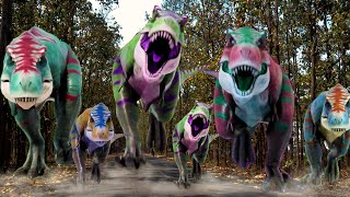 🦖 Dinosaur Attack Jungle Dinosaur Attack🦖 T-Rex Attack  Dinosaur vs Human Jurassic Attack🦖 Danger