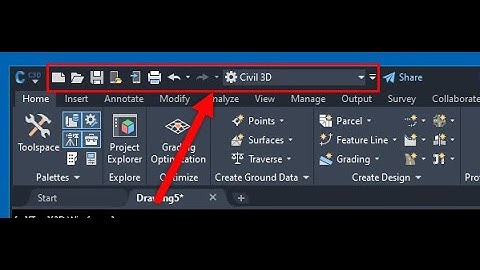 AutoCAD Tip Adding Items to the Quick Access Toolbar