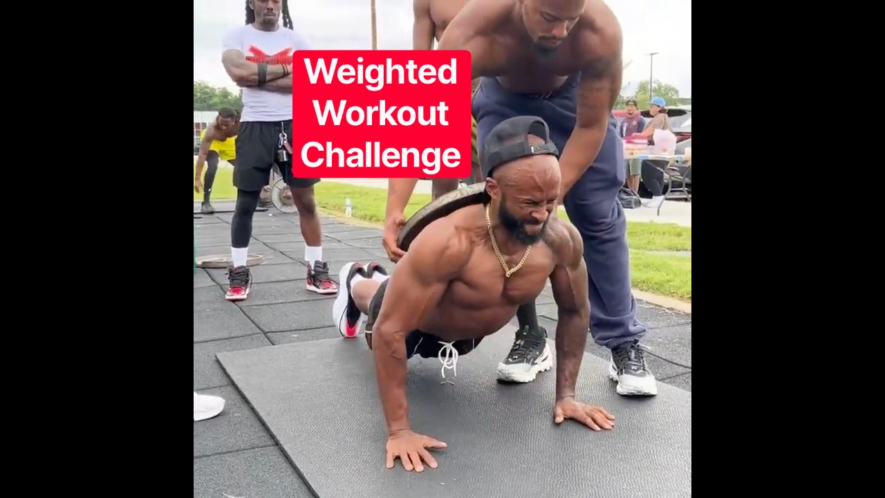 INSANE Challenge! 150 Reps with a 45 Pound Plate! 🔥💪🏾