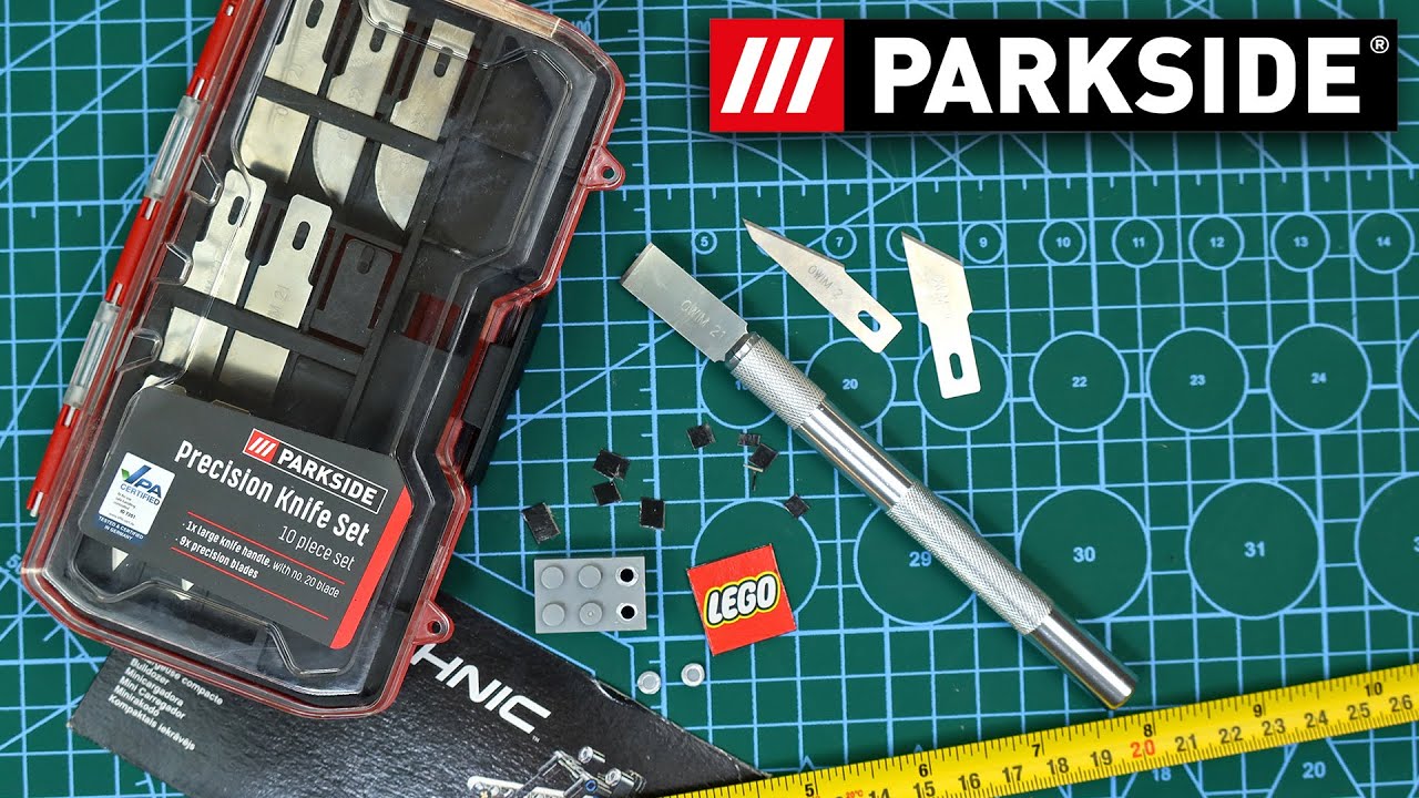 Parkside Precision Knife Set Unboxing & Testing HG03489 - YouTube