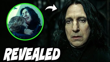 The Sad TRUTH Behind Snape