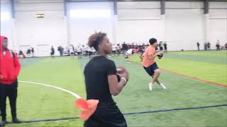 Cass Tech 2020 QB Sebastian Brown highlights from Rising Stars 250 Underclassmen Showcase