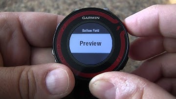 Garmin Forerunner 220 - How To Change Data Fields