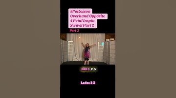 Pt2 Poi Overhand Opposite 4 Petal Inspin Swivel Part 2 #poi #PoiSpinning #PoiDance #PoiTutorial