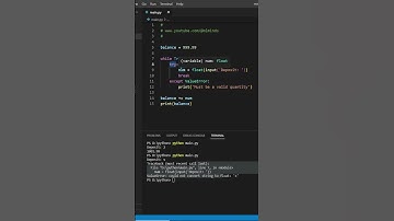 Python Try Except and User Input Tip !! #python #programming #coding