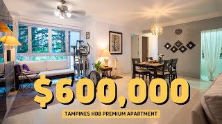 Tampines Premium HDB for Sale | 4 Room Premium Apartment Under $600K 😱😱