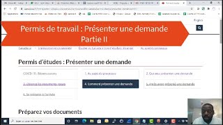 Permis D Etude Presenter Une Demande Partie Ii Youtube