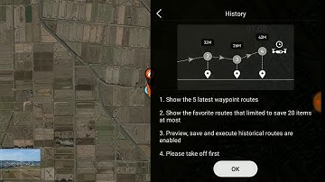 FIMI X8 FPV screen Waypoint test