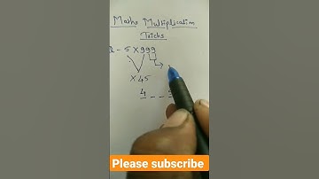 #shortfeed #mathtrick #ssccgl #sscmts multiplication tricks