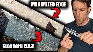 How To Increase ANY Knifes Edge Retention And MAXIMIZE Cutting Performance
