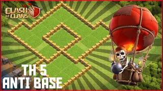 NEW TH5 MAX BASE | 2023 TH5 MAX BASE | TOWN HALL 5 UNBEATABLE BASE | CLASH OF CLAN | @linuxbuilder