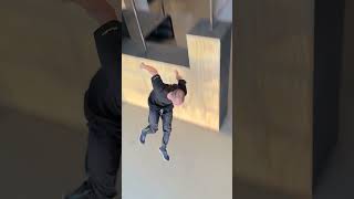 🥈 Speed parkour run by Michael Sliger (2) in USPK Mountain West Regionals @ Outrun (May 20, 2023)