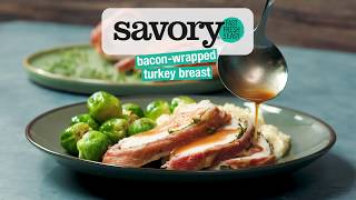 How to Make Bacon-Wrapped Turkey | SavoryOnline