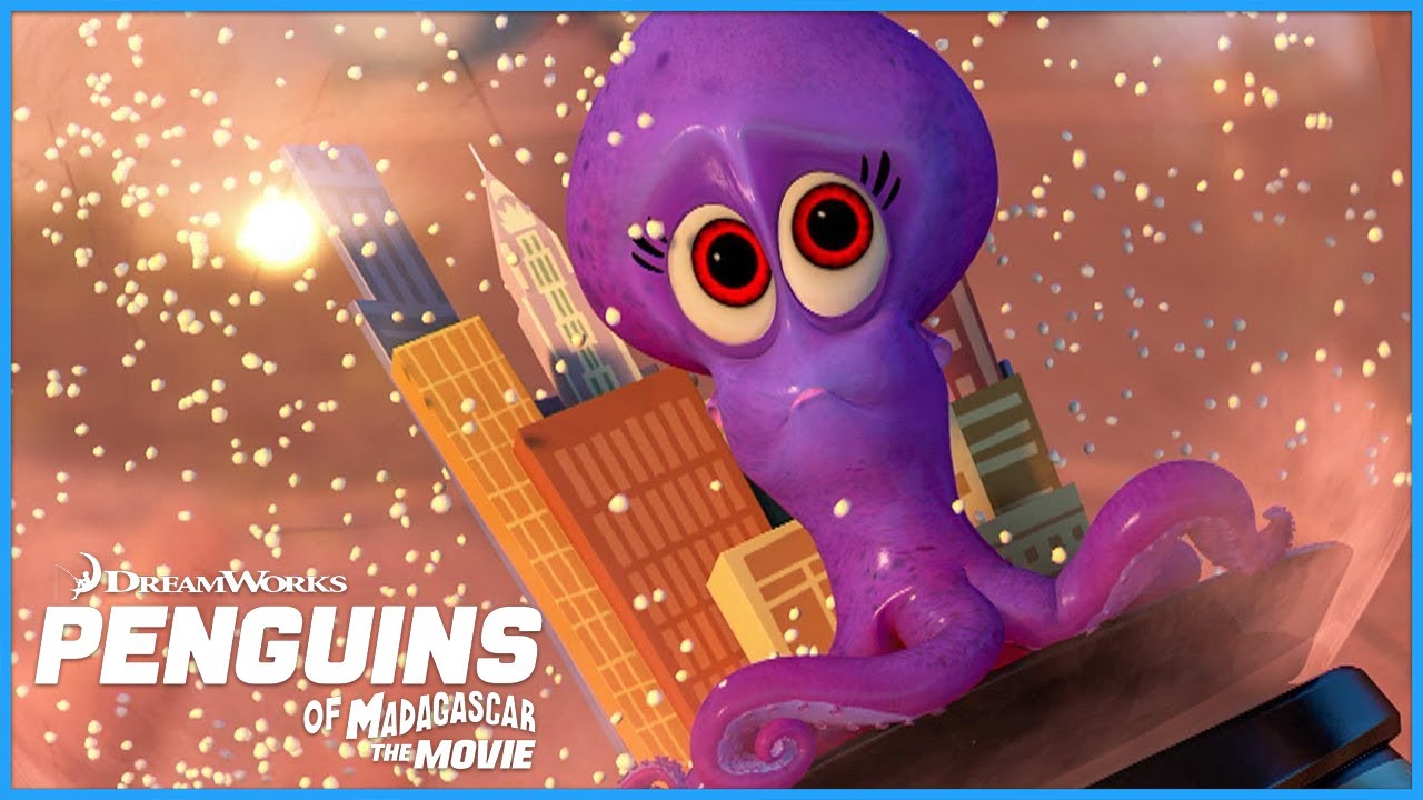 Tiny Dave is funny! 🐙 | Penguins of Madagascar | DreamWorks Madagascar ...