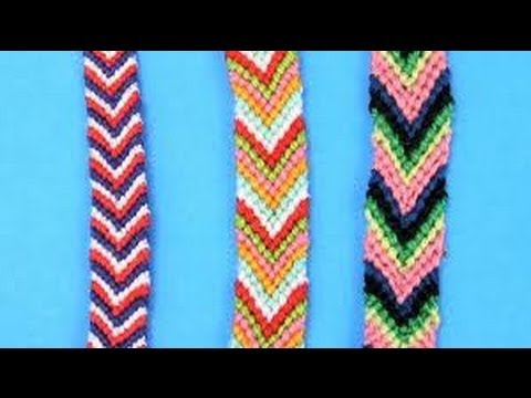 Friendship Bracelets for Beginners ~ Chevron Stripe 