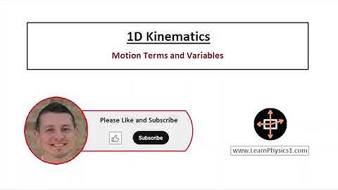 Motion Terms  (AP Physics 1, 1-D Kinematics, Distance, Displacement, Speed, Velocity, Acceleration)