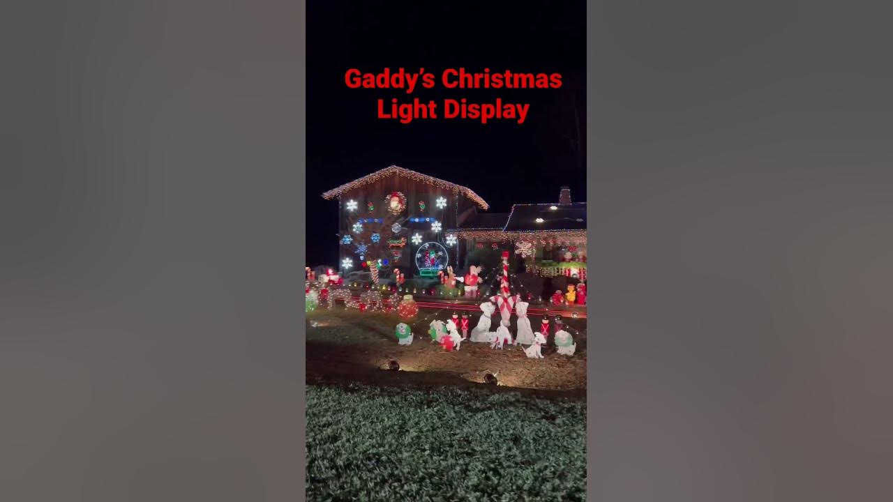 Gaddy’s Christmas Light Display Fayetteville, GA YouTube