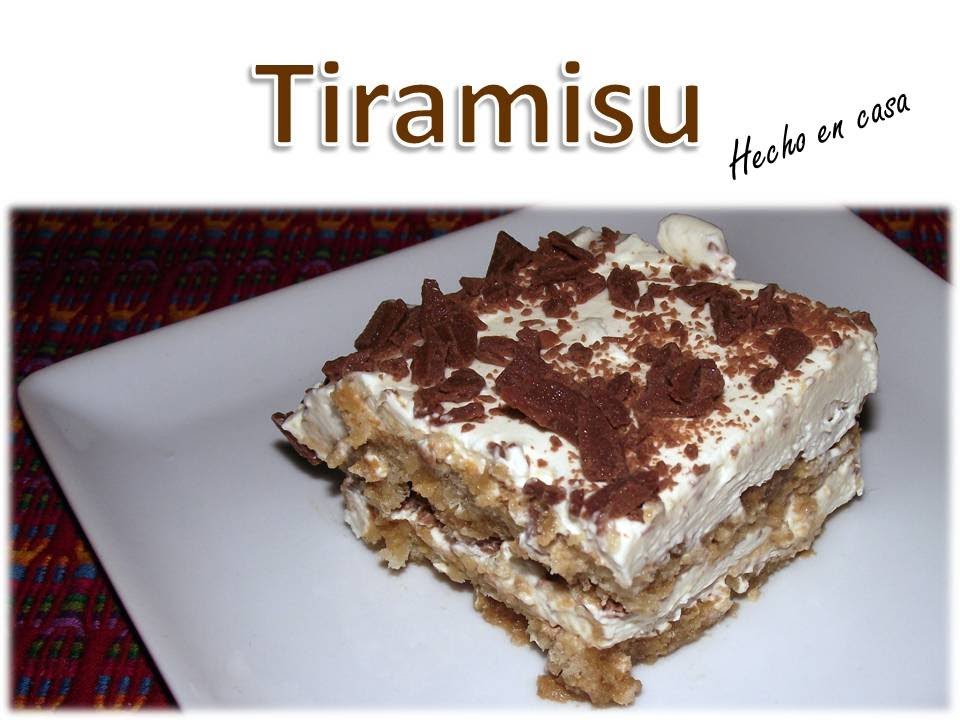 Las Claves Para Hacer Un Buen Tiramis Casero Receta