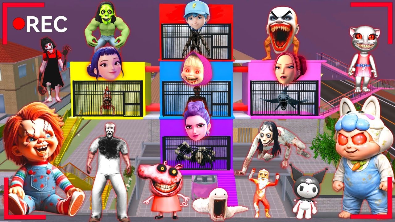 Yuta Mio Buat Penjara Warna Warni Paling Aman Dari Pasukan Anomali & Hantu Chucky Di Depan Rumah 😱
