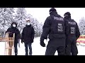 German police chase daytrippers off ski slopes
