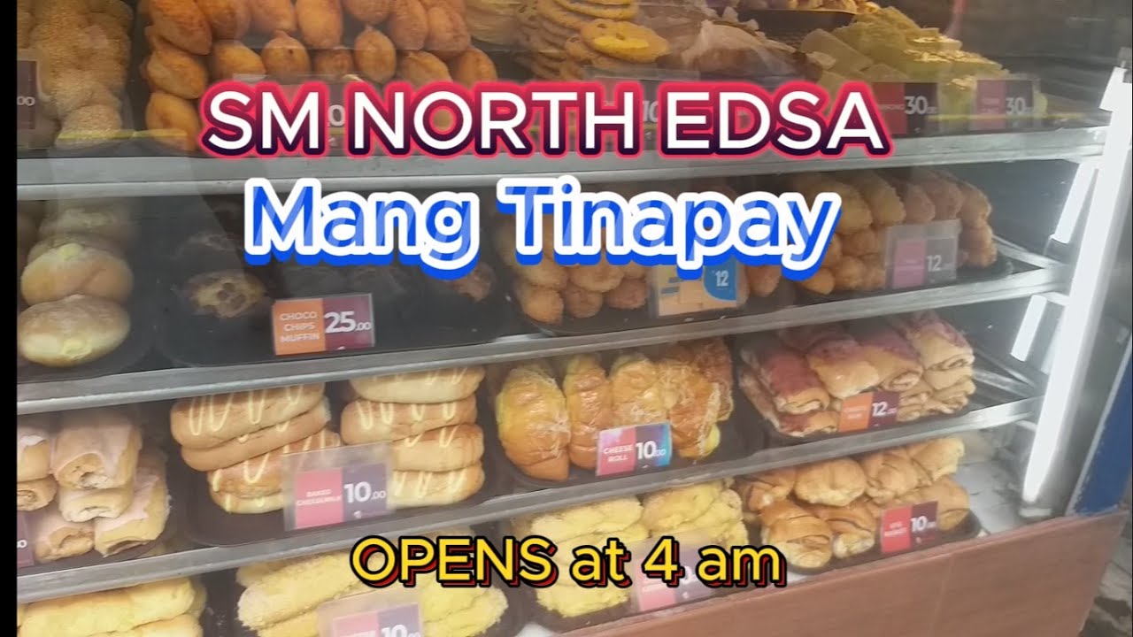 Mang Tinapay. SM North Edsa. Opens at 4 am. YouTube