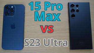 iPhone 15 Pro Max vs Samsung S23 Ultra - Souboj Kamer