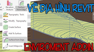 Hướng dẫn dựng và chỉnh địa hình với Environment cho Revit