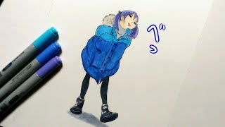 コピック 女の子描いてみたベロだしてる子 Youtube