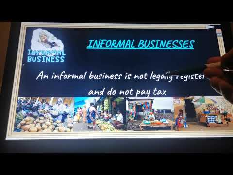 Formal and Informal businesses