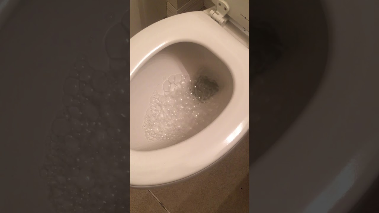 toilet bubbling again YouTube