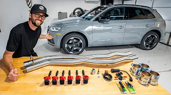 Modifying an Audi SQ5 Exhaust, Big E85 Power & Fuel Pump Upgrade