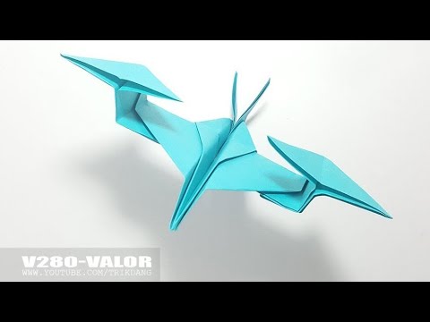 COOL Paper Helicopter - How to make an Origami Helicopter Model | V280-Valor