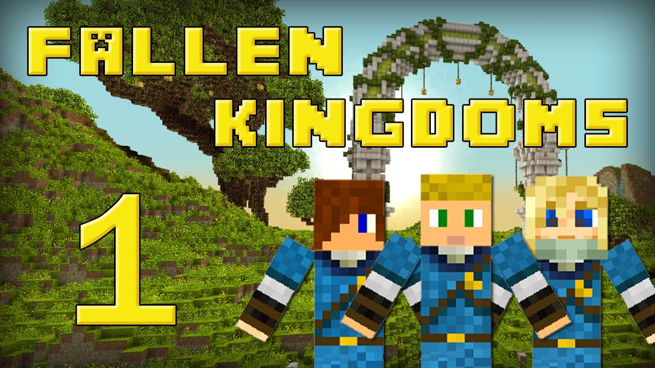 Fallen Kingdoms : Siphano, Leozangdar, Husky | Jour 1 - Minecraft - YouTube
