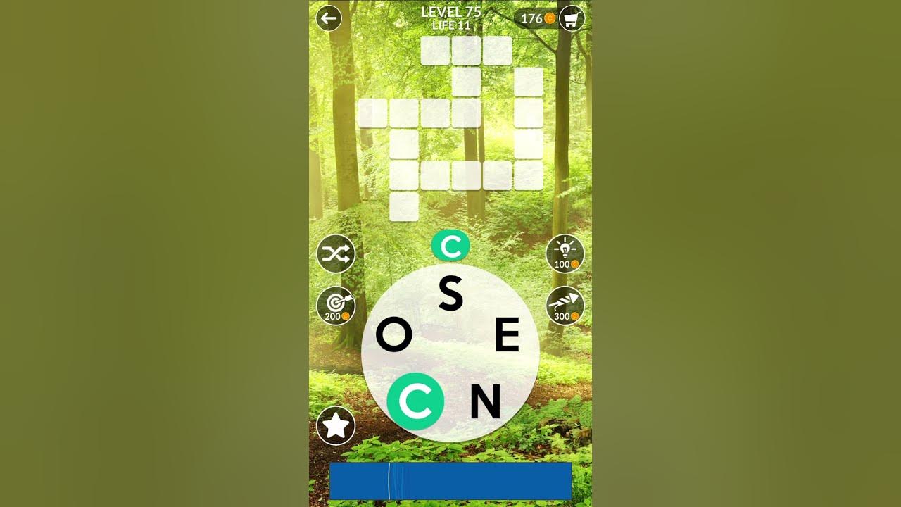 WORDSCAPES LEVEL 75 ANSWERS - YouTube