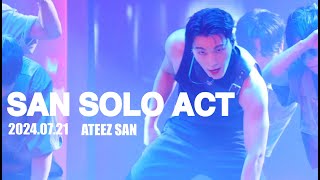 240721 ATEEZ TOWARDS THE LIGHT : WILL TO POWER IN LOS ANGELES - SAN SOLO ACT | ATEEZ SAN fancam 산 직캠