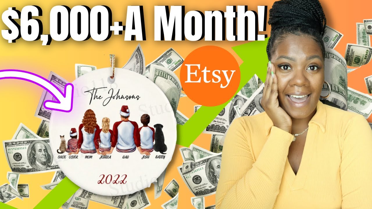 Make 6,000+ A MONTH with this design! *Q4* Etsy Print On Demand