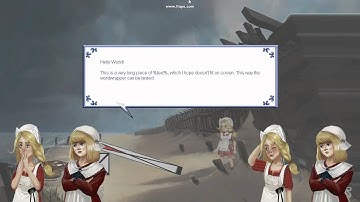 Hollandia progress report 1: dialogue screen